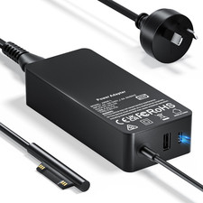 HEYMIX 65W Laptop Charger for Microsoft Surface Pro 9, 8, 7+, 7, 6, 5, 4, 3, X,