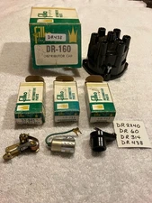 New Ignition Points Condenser Rotor Distributor Cap 1963-1974 Chevrolet 6 B,O,P