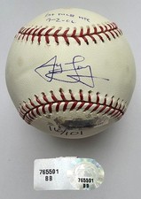 James Loney ‘1st MLB HR 9-2-06’ Signed Auto OML Baseball MLB Authentication Holo