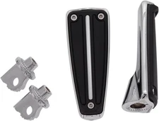 CIRO Male Mount Rail Footpegs Chrome #61002 Harley Davidson