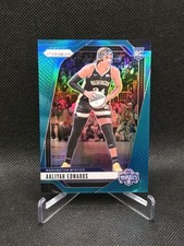 2024 Panini Prizm WNBA #70 Aaliyah Edwards RC Teal Prizm /49
