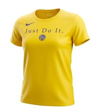  AQ6037-728 Womens Nike NBA Golden State Warriors Just Do It T-Shirt