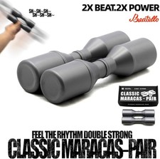Beatello Hand Percussion Shaker Played Musical Instrument Richer Rhythmic Silver