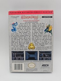 Wizardry: Knight of Diamonds - The Second Scenario Nintendo NES COMPLETE w/ Box
