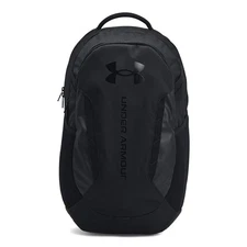 Under Armour Unisex Hustle 6.0 Backpack, Black/Black/Black, One Size