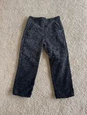 Supreme X Spyder Polar Fleece Jacquard Web Pant, Black, Large FW22 Zip Pockets