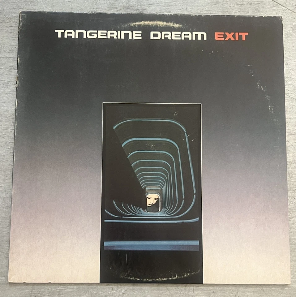 Tangerine Dream Exit Vinyl Record 12” 1981 album Electra Vintage Foto 4 de 4