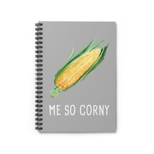 New Me So Corny Gardening Journal Organic Food Planner Spiral Notebook Gift