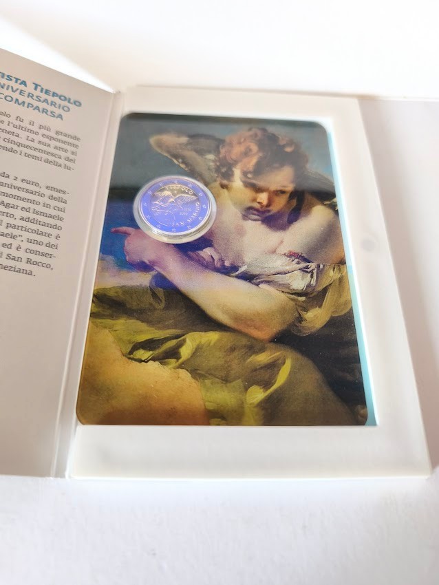 bu saint marin 2€ commemorative 2020 Giambattista tiepolo