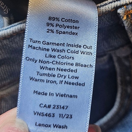 Talbots Straight Leg Crop Jean Summer Slimming Size 10 NWT - Picture 9 of 9