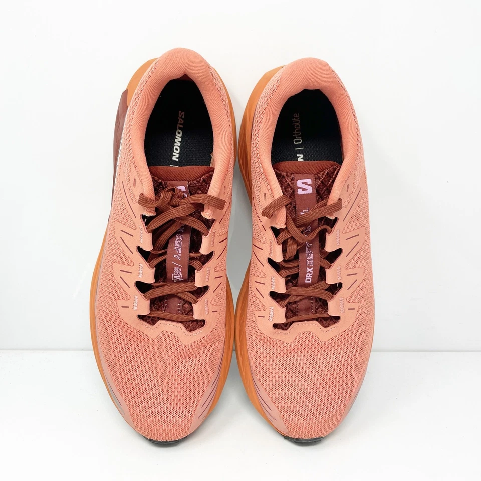 Salomon Womens DRX Defy Gravel 475643 Orange Hiking Shoes Sneakers Size 8.5 - Image 4 of 4