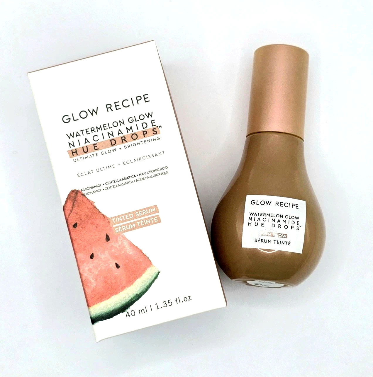 Glow Recipe Watermelon Glow Niacinamide Hu Drops SUN GLOW 15ml New Boxed