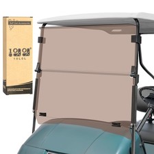 Golf Cart Windshield 10L0L Tinted Foldable EZGO TXT Medalist 1995-2013 Electric