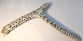 Caribou Elk Antler Cribbage Board Alaska Canada Rustic Cabin Card Game Frontier