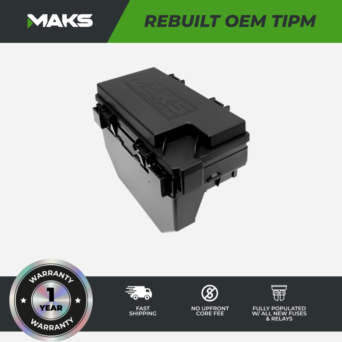 2012 RAM 3500 Diesel OEM Rebuilt TIPM Fuse Box 68089322 | eBay
