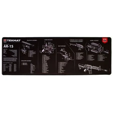 Tekmat Armorers Bench Mat Ultra 15x44 Black: TEK-R44