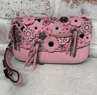 Tea Rose Coach Glovetanned Clutch Coach 1941 Wild Tea Rose