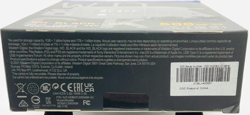 WD Black D30 HD 500GB - Image 4 of 4