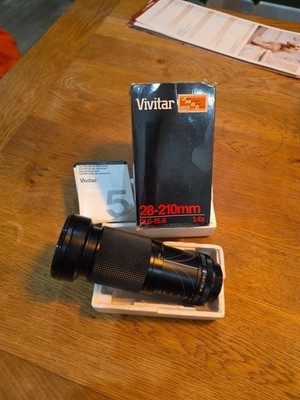 Vivitar 28-210mm F3.5-5.6 72mm Macro Zoom Objektiv für Canon mit OVP
