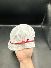American Girl Felicity Meet Cap Red Ribbon - First Release Pleasant Company