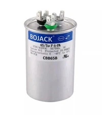45+5 uF 45/5 MFD ±6% 370V/440VAC CBB65B Dual Run Circular Start Capacitor for...