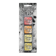 Ranger - Tim Holtz Distress Mini Oxide Ink Pads 4Pc - Kit 14, TDIK91608
