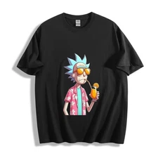 Rick and Morty Tropical Rick T-Shirt - Relaxed Vibe Design Unisex Tee