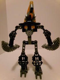 LEGO BIONICLE Bordakh 8615 Complete with Instructions, Canister, and Disc