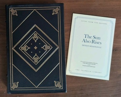 Ernest Hemingway The Sun Also Rises Franklin Library 1979 Limited Edition 