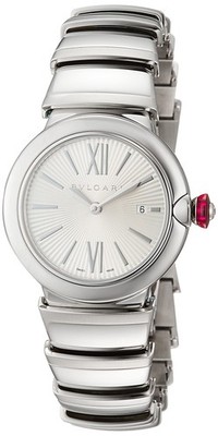 Unused BVLGARI Lucea LU28C6SSD Silver Stainless Women Watch in Box