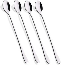 9-Inch Long Handle Iced Tea Spoon,Coffee Spoon,Ice Cream Spoons,Stainless Steel