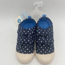 Cat  Jack Girls Toddler Parker Sneakers - Navy Blue  White Polka Dot