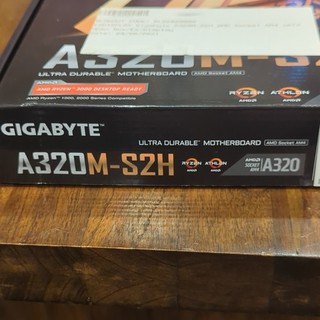 GIGABYTE GA A320M S2H AMD Socket AM4 MicroATX DDR4 Motherboard HDMI DVI