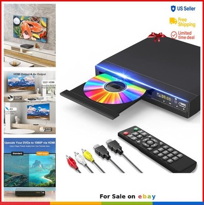 HDMI Region Free DVD Player with 1080P Upscaling USB Input