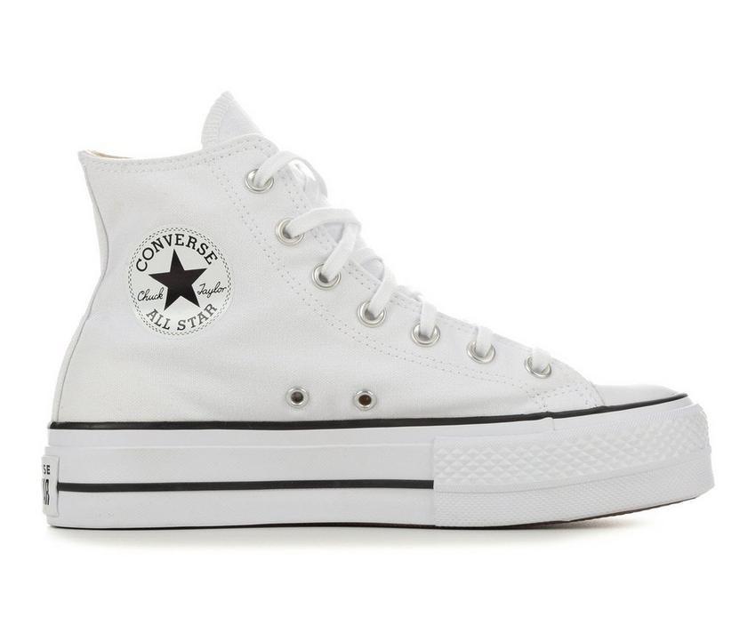 Converse Chuck Taylor All Star Lift High Platform Sneakers -White/Black - Women