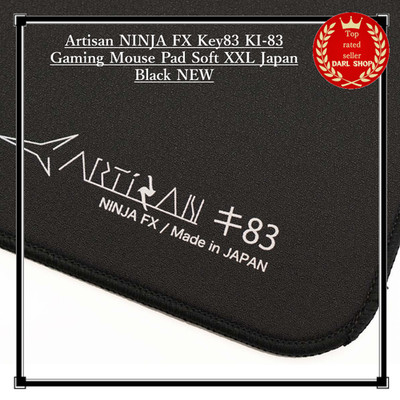 Artisan NINJA FX Key83 KI-83 Gaming Mauspad Soft XXL Japan Schwarz NEU