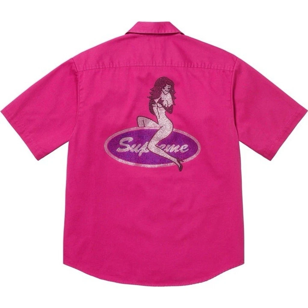 Supreme Pink Shirts for Men for sale | eBay