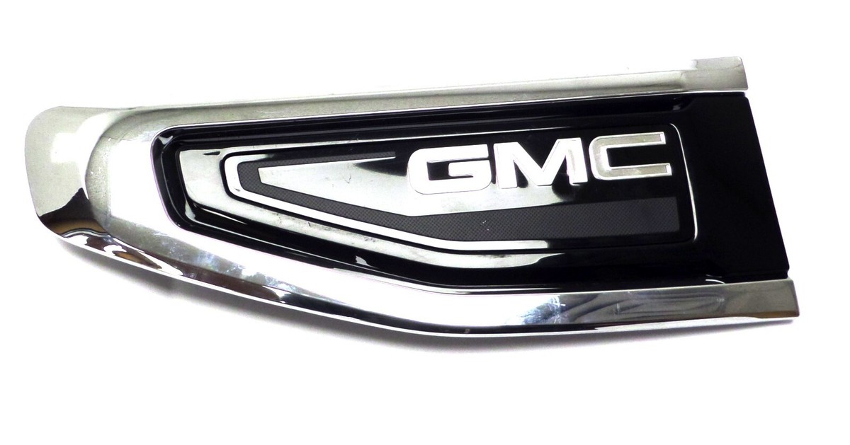 OEM Silver Bright Front Driver Side Fender Ornamentation Vent 2021