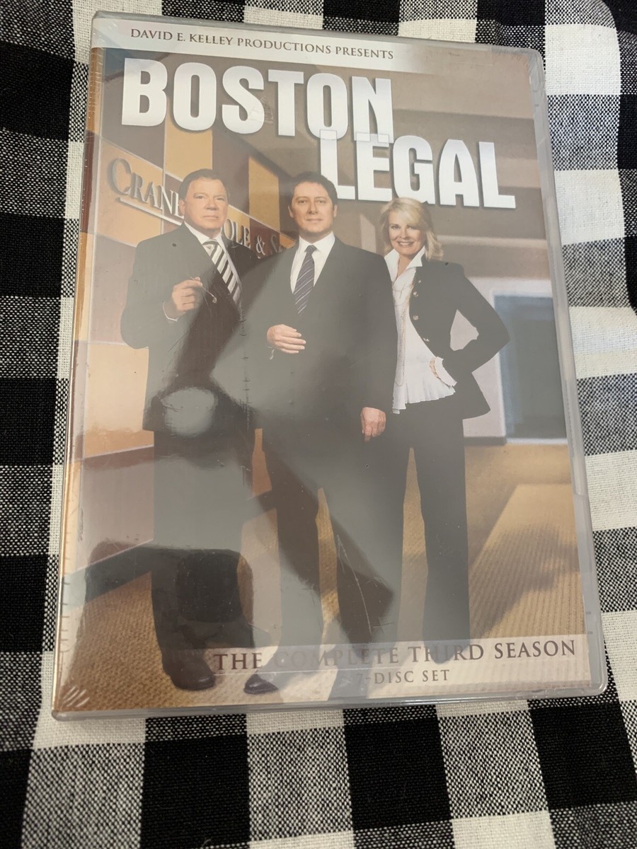 Boston Legal Complete Season 3 Three Third 7 Disc DVD