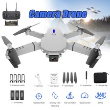 Foldable Camera Drone Wifi Drone Remote Control Drone with 3 Batteries Dual Mode