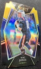 2021 Select Mac Jones RC Die Cut Black Gold Prizm #151 Premier