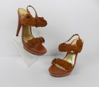 Womens Anne Michelle Heels Brown Size 9