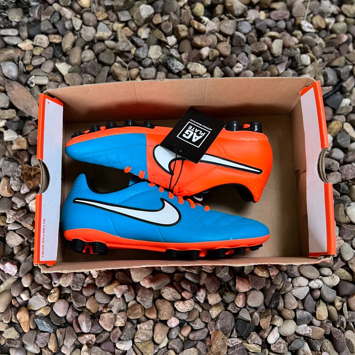 2016 Nike Tiempo Genio Leather AG 631285 418 UK7.5 EUR42 US8.5 FOOTBALL BOOTS