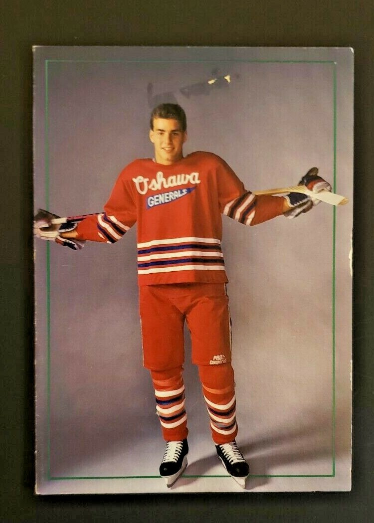 199091 Score Limited Edition Dealer Greeting Card Eric Lindros Oshawa