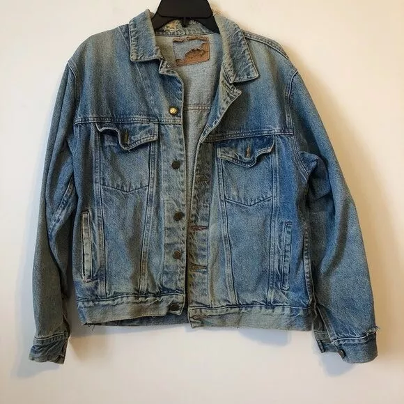 Diy distressed cheap jean jacket