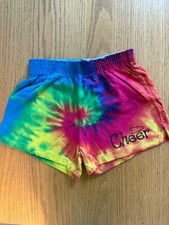 NEW Soffe Shorts Cheer Youth Medium 10-12  Tie Dyed