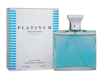PLATINUM MEN  3.4 Oz EDT Spray Men's Cologne