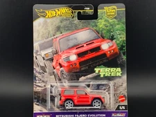 Hot Wheels Mitsubishi Pajero Revolution Red Terra Trek FPY86-961 C 1/64