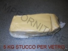  STUCCO PER VETRI VETRO DA 5 KG STUCCHI PER VETRAIO 