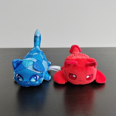 Aphmau MeeMeows Hummer und himmelblauer Saphir Katze Stofftiere